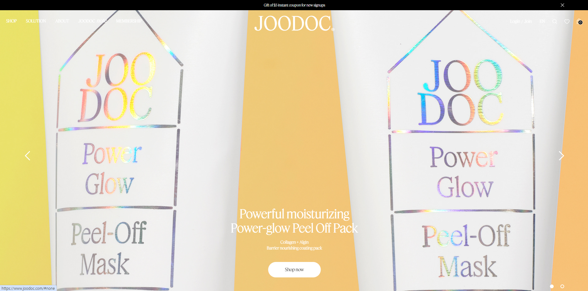 JOODOC 자사몰 영문 버전